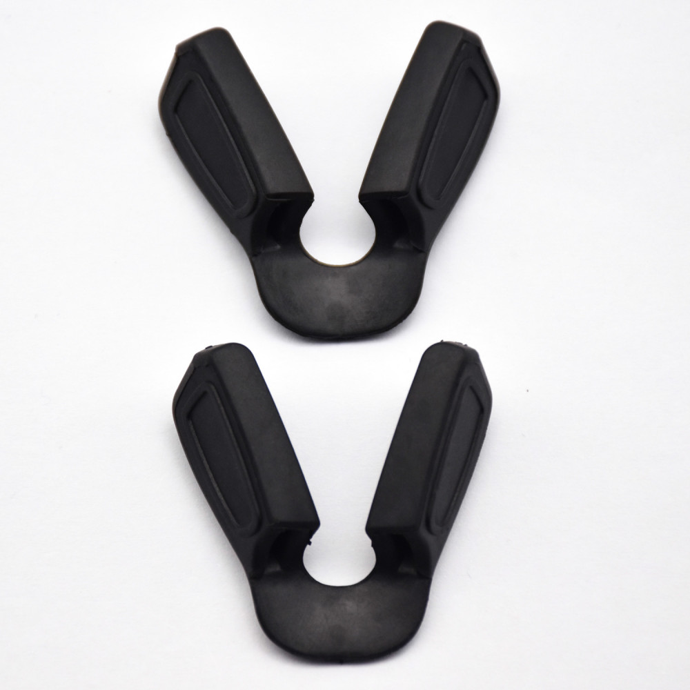 Imytpft Black Compatible/Compatible/Replacement Silicone Nose Pads 2 Pieces For Oakley Jawbreaker Earsocks