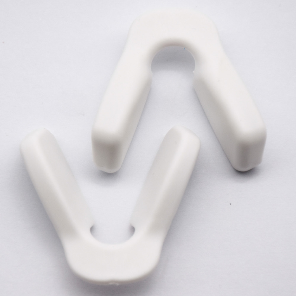 Imytpft White Compatible/Compatible/Replacement Silicone Nose Pads 2 Pieces For Oakley Jawbreaker Earsocks