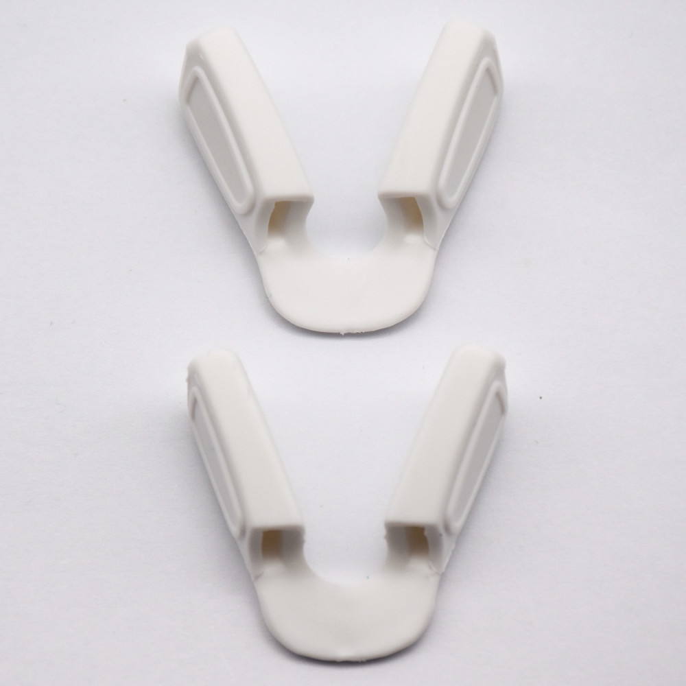 Imytpft White Compatible/Compatible/Replacement Silicone Nose Pads 2 Pieces For Oakley Jawbreaker Earsocks