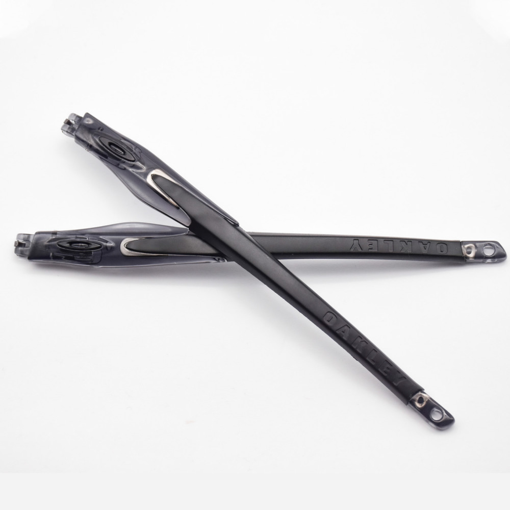 Imytpft Black Rubber Compatible/Replacement Transparent Black Frame Legs For Oakley Crosslink Sweep/Switch Glasses frame