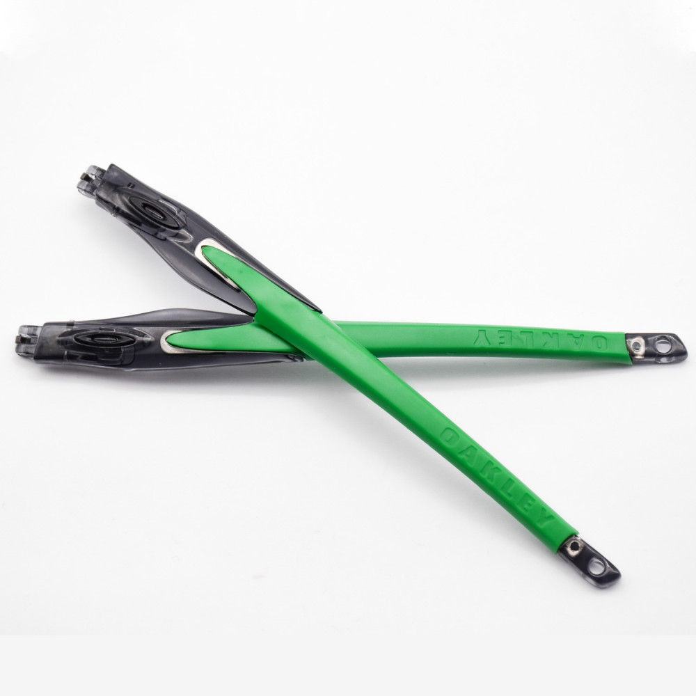 Imytpft Green Rubber Compatible/Replacement Transparent Black Frame Legs For Oakley Crosslink Sweep/Switch Glasses frame