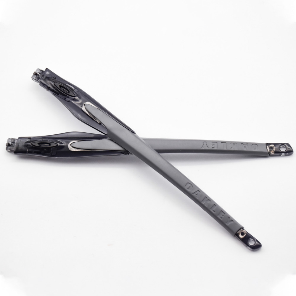 Imytpft Grey Rubber Compatible/Replacement Transparent Black Frame Legs For Oakley Crosslink Sweep/Switch Glasses frame