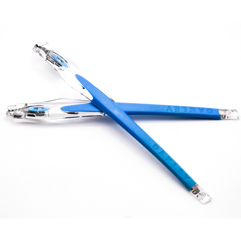 Imytpft Blue Rubber Compatible/Replacement Transparent Frame Legs For Oakley Crosslink Sweep/Switch Glasses frame