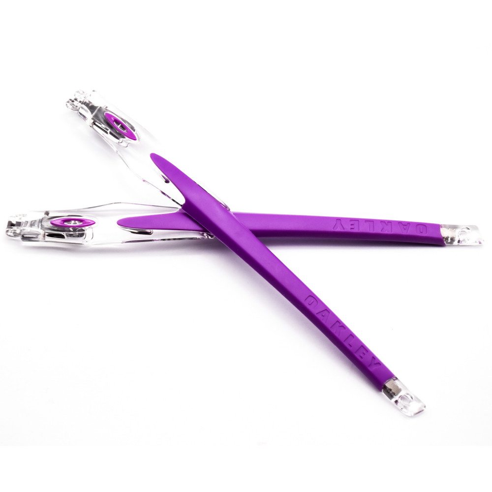 Imytpft Purple Rubber Compatible/Replacement Transparent Frame Legs For Oakley Crosslink Sweep/Switch Glasses frame