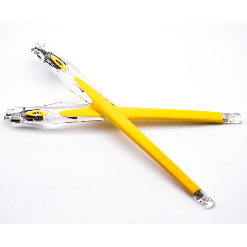 Imytpft Yellow Rubber Compatible/Replacement Transparent Frame Legs For Oakley Crosslink Sweep/Switch Glasses frame