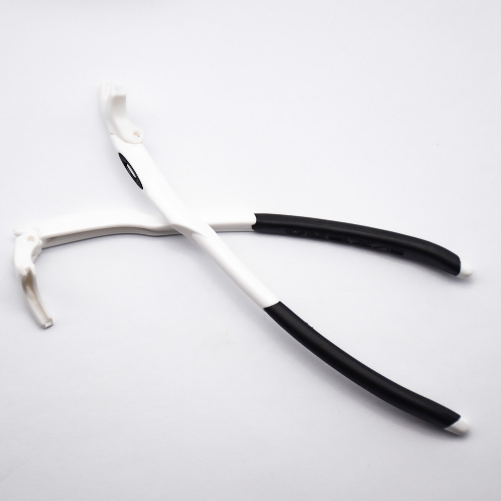 Imytpft Black Logo Compatible/Replacement Glasses Legs For Oakley EVZero Sunglasses Frame