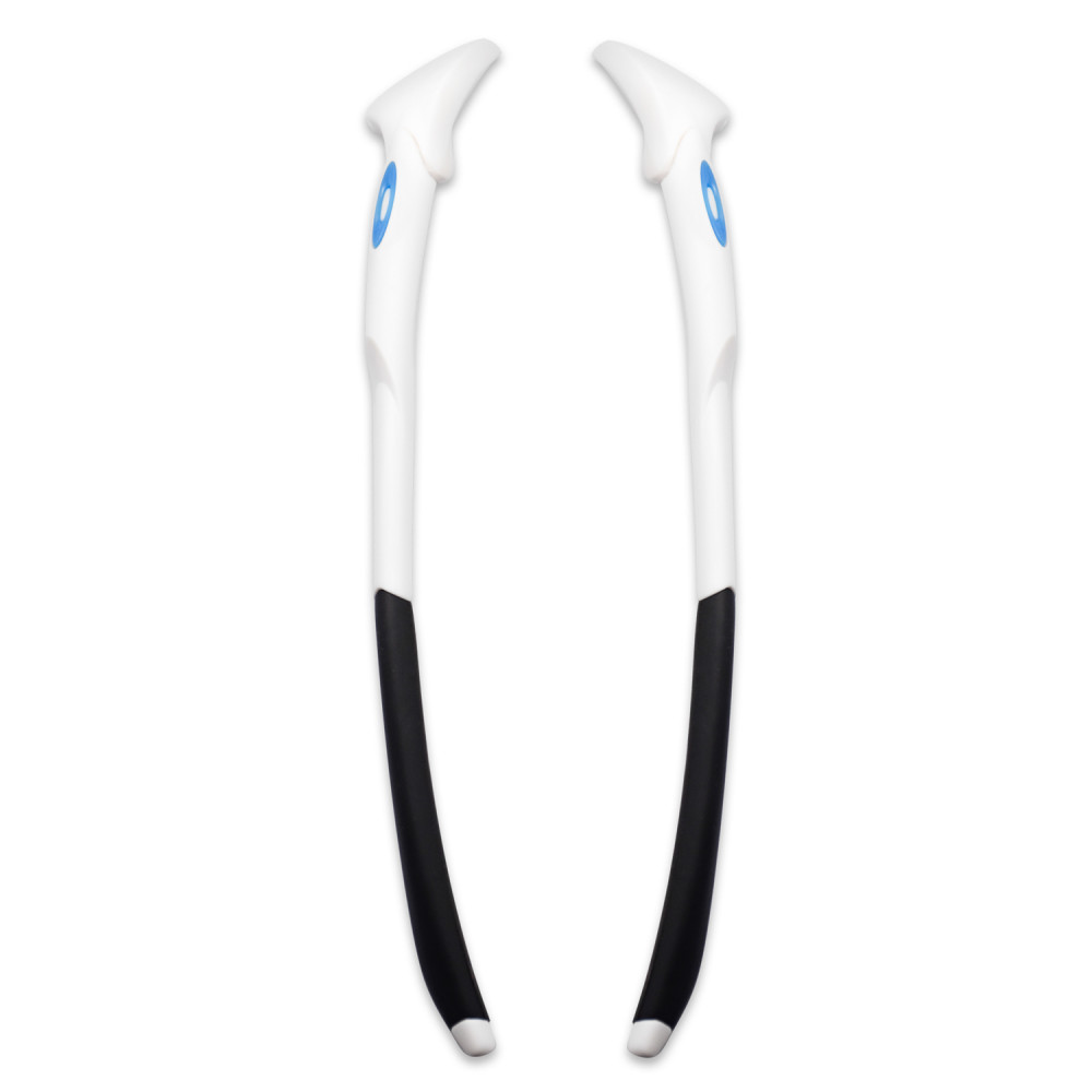 Imytpft Blue Logo Compatible/Replacement Glasses Legs For Oakley EVZero Sunglasses Frame