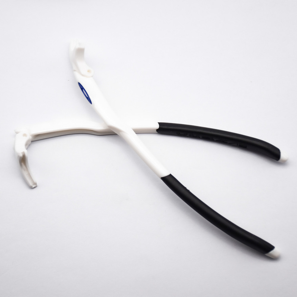 Imytpft Dark Blue Logo Compatible/Replacement Glasses Legs For Oakley EVZero Sunglasses Frame