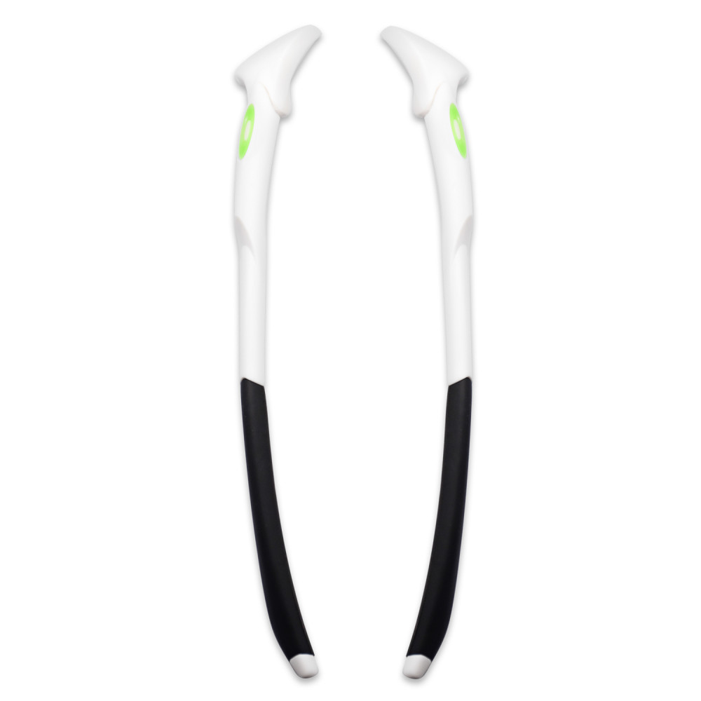 Imytpft Light Green Logo Compatible/Replacement Glasses Legs For Oakley EVZero Sunglasses Frame