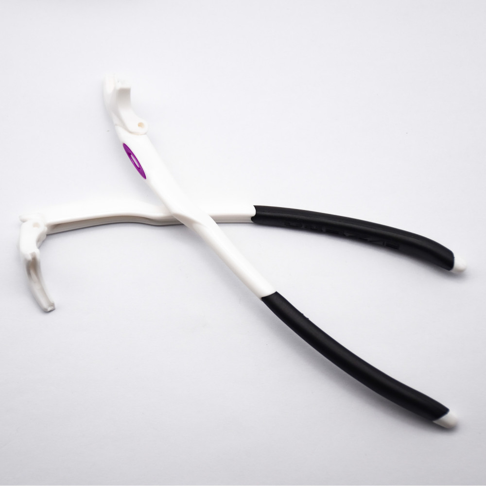 Imytpft Purple Logo Compatible/Replacement Glasses Legs For Oakley EVZero Sunglasses Frame