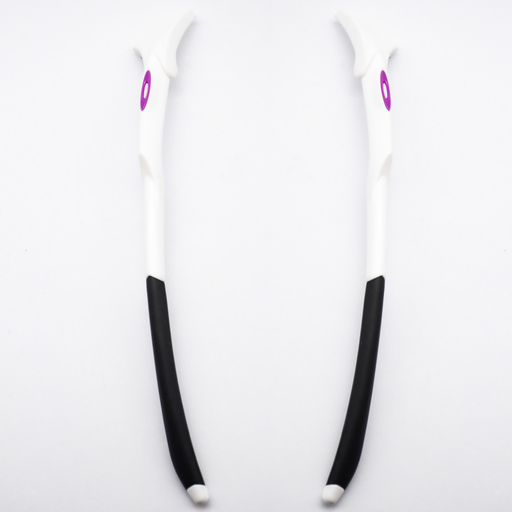 Imytpft Purple Logo Compatible/Replacement Glasses Legs For Oakley EVZero Sunglasses Frame