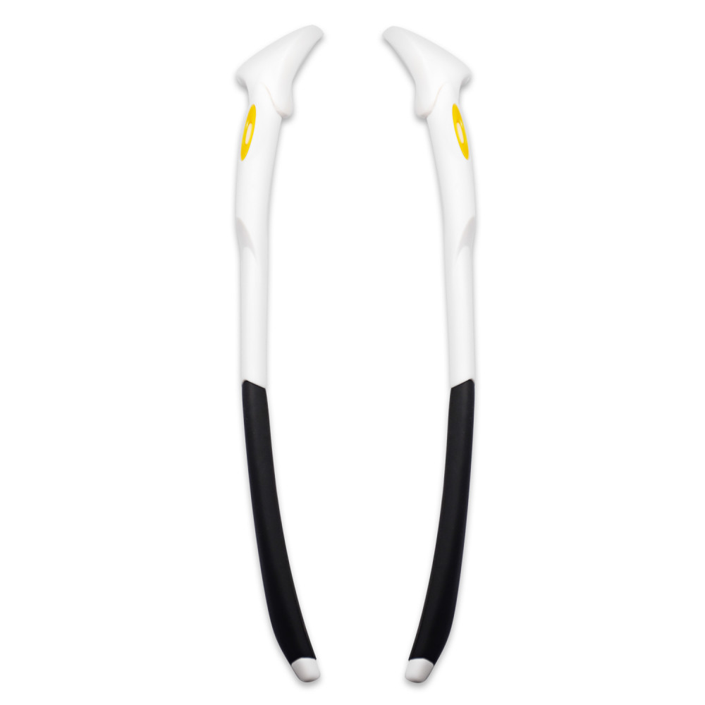 Imytpft Yellow Logo Compatible/Replacement Glasses Legs For Oakley EVZero Sunglasses Frame