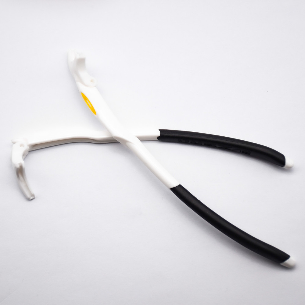 Imytpft Yellow Logo Compatible/Replacement Glasses Legs For Oakley EVZero Sunglasses Frame