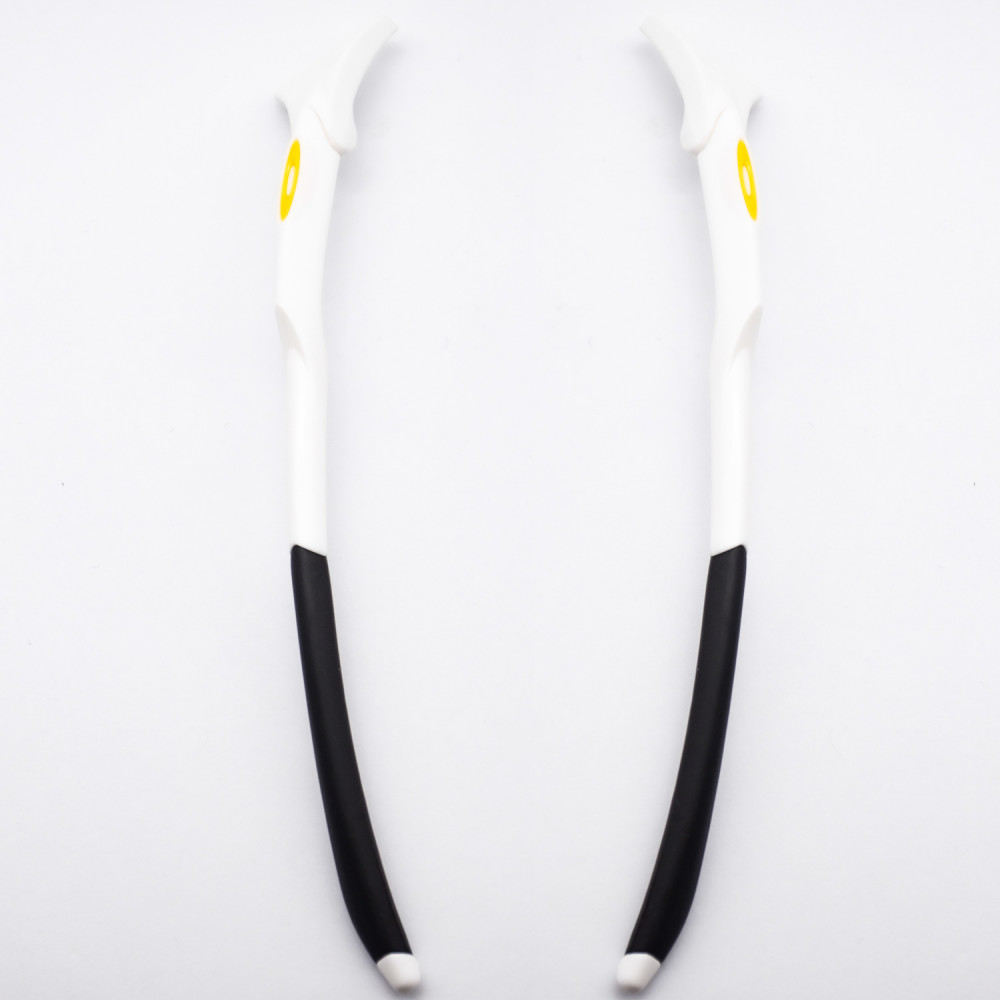 Imytpft Yellow Logo Compatible/Replacement Glasses Legs For Oakley EVZero Sunglasses Frame