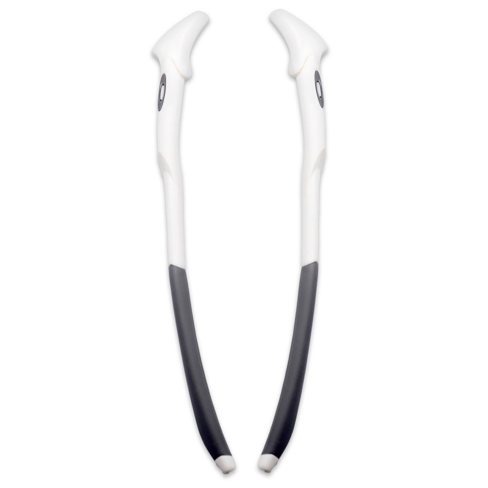 Imytpft Grey Rubber Compatible/Replacement Glasses Legs For Oakley EVZero Sunglasses Frame