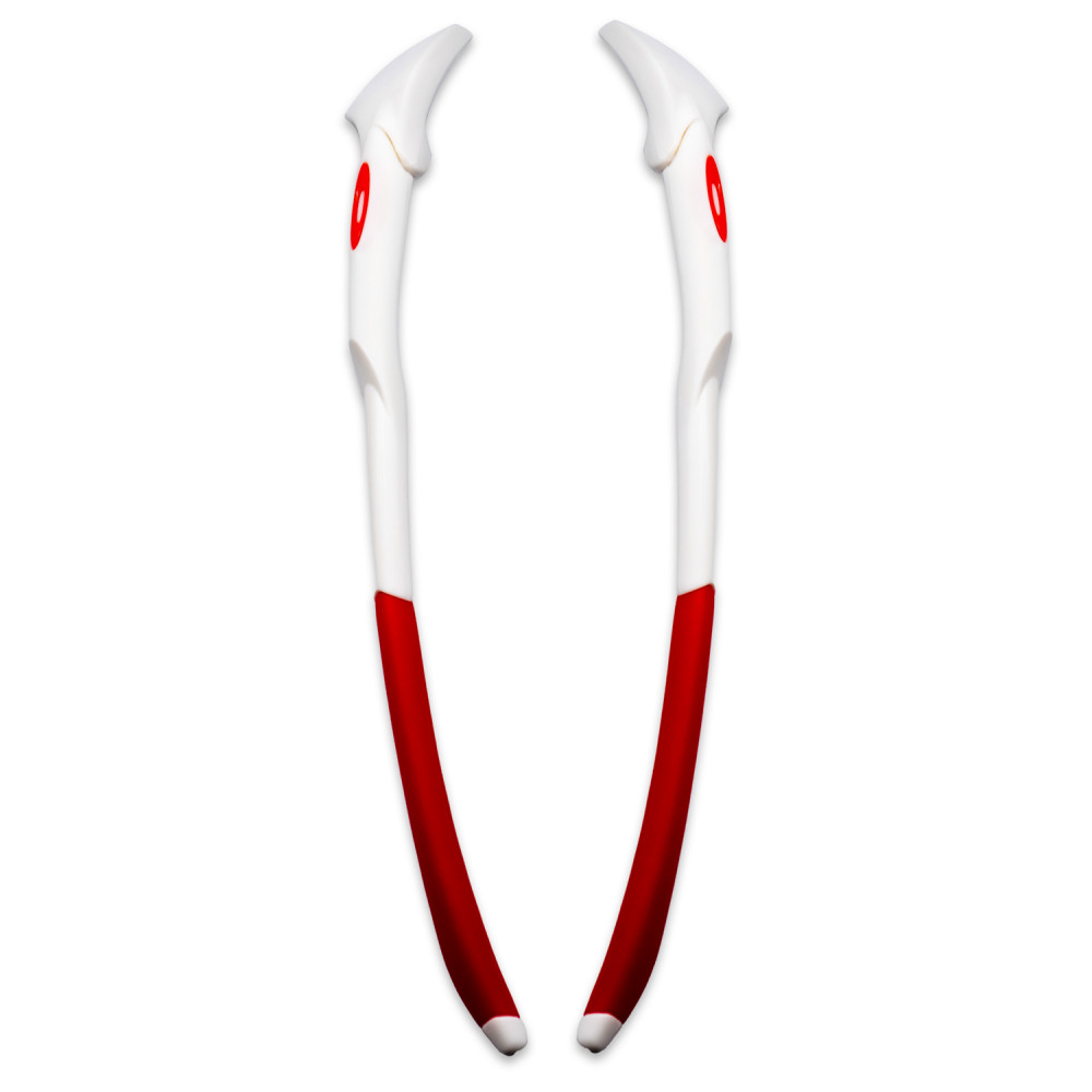 Imytpft Red Rubber Compatible/Replacement Glasses Legs For Oakley EVZero Sunglasses Frame