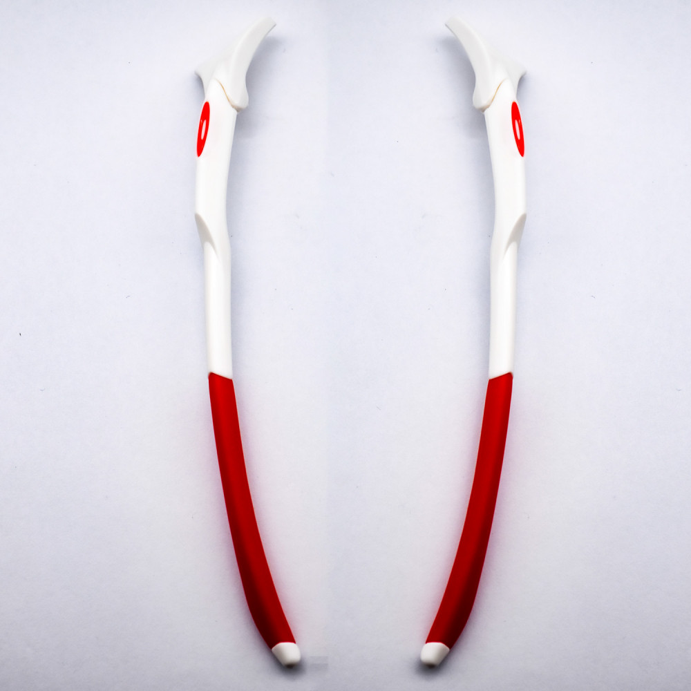 Imytpft Red Rubber Compatible/Replacement Glasses Legs For Oakley EVZero Sunglasses Frame